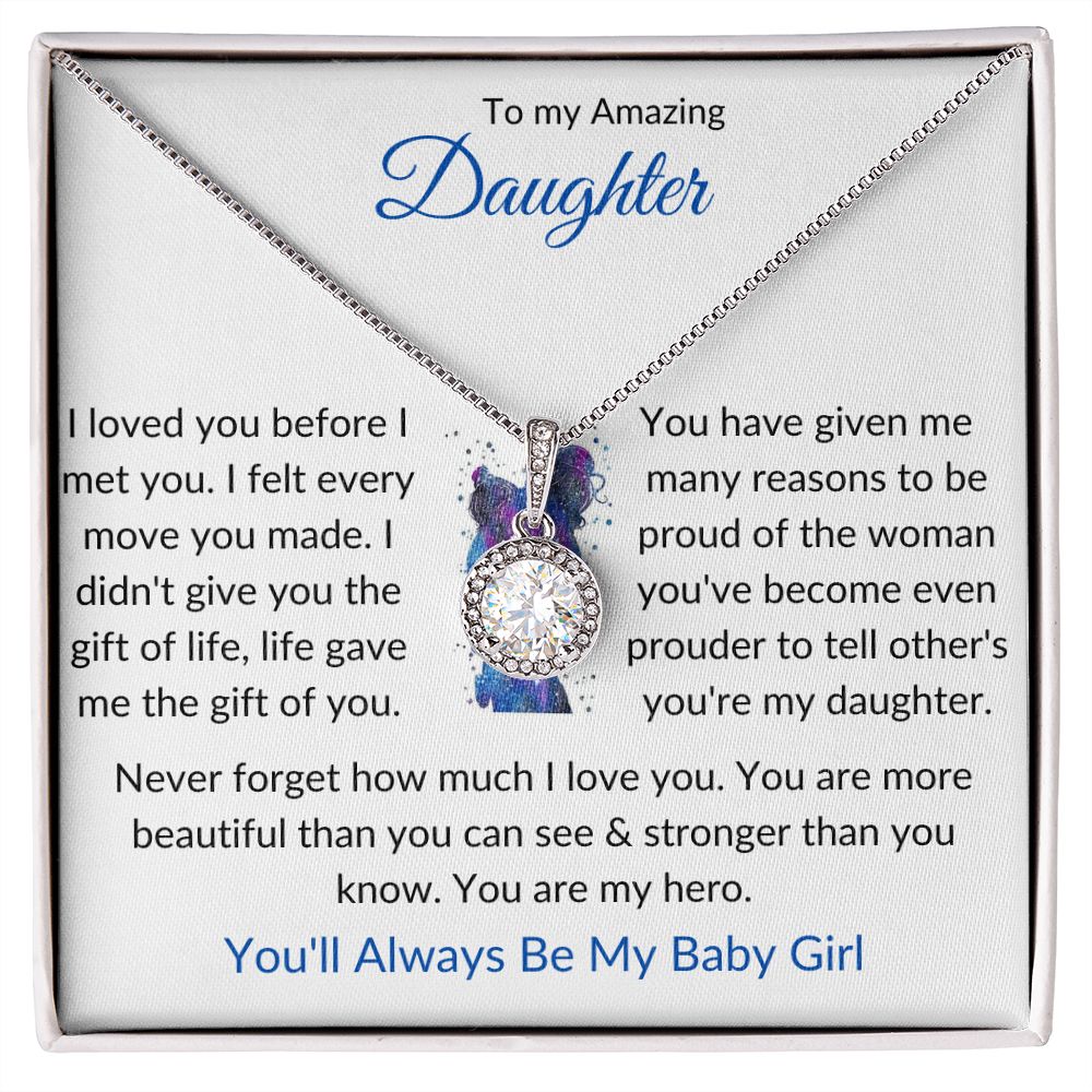 To my amazing daughter