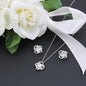 To My Soulmate Love Knot Earrings & Neckace Set
