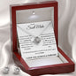 To My Soulmate Love Knot Earrings & Neckace Set