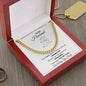 To My Husband Cuban Link Chain