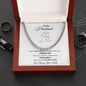 To My Husband Cuban Link Chain
