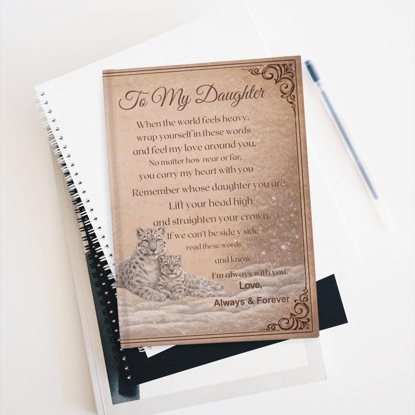 To My Daughter Love Journal A Timeless Keepsake
