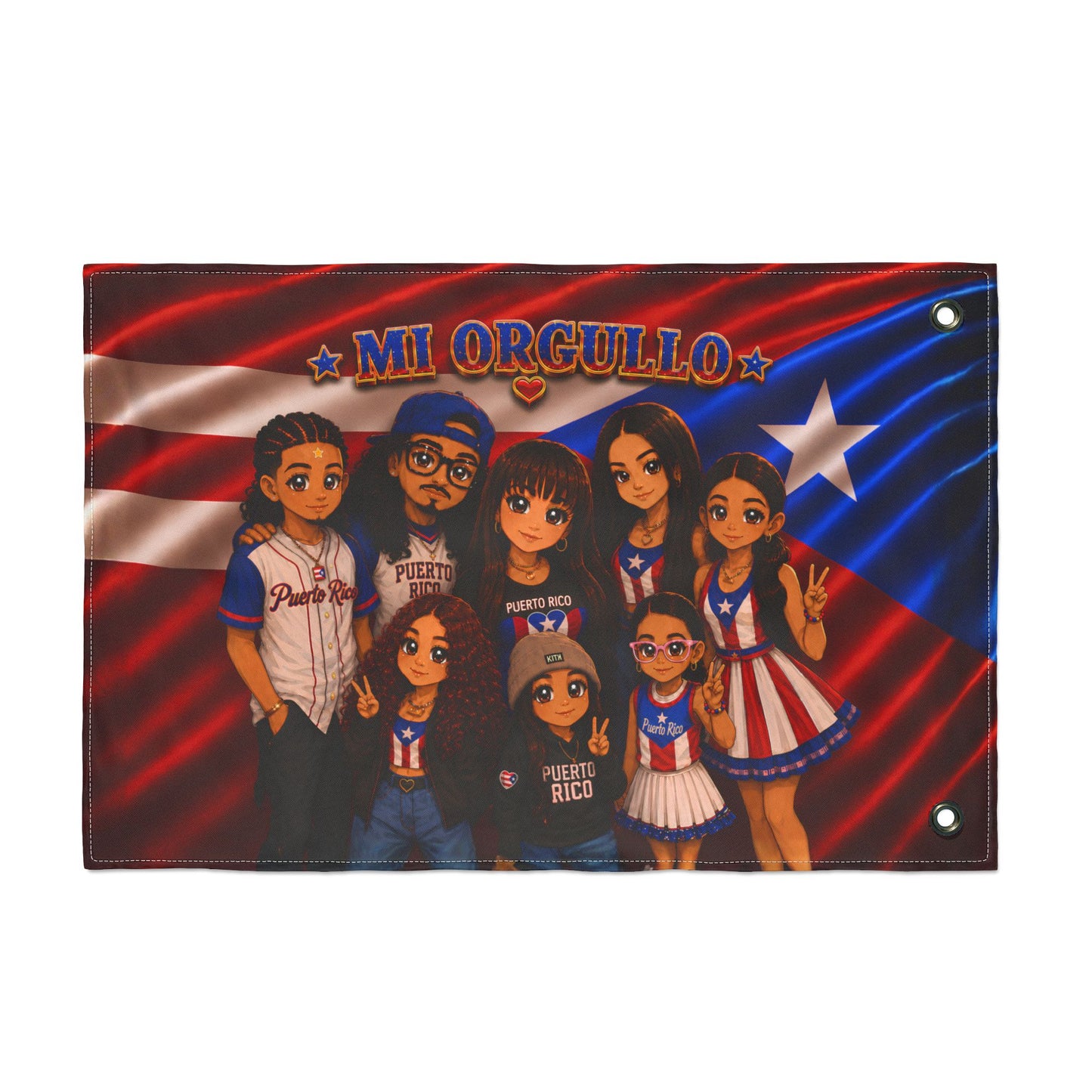 Mi Orgullo Puerto Rico Flag