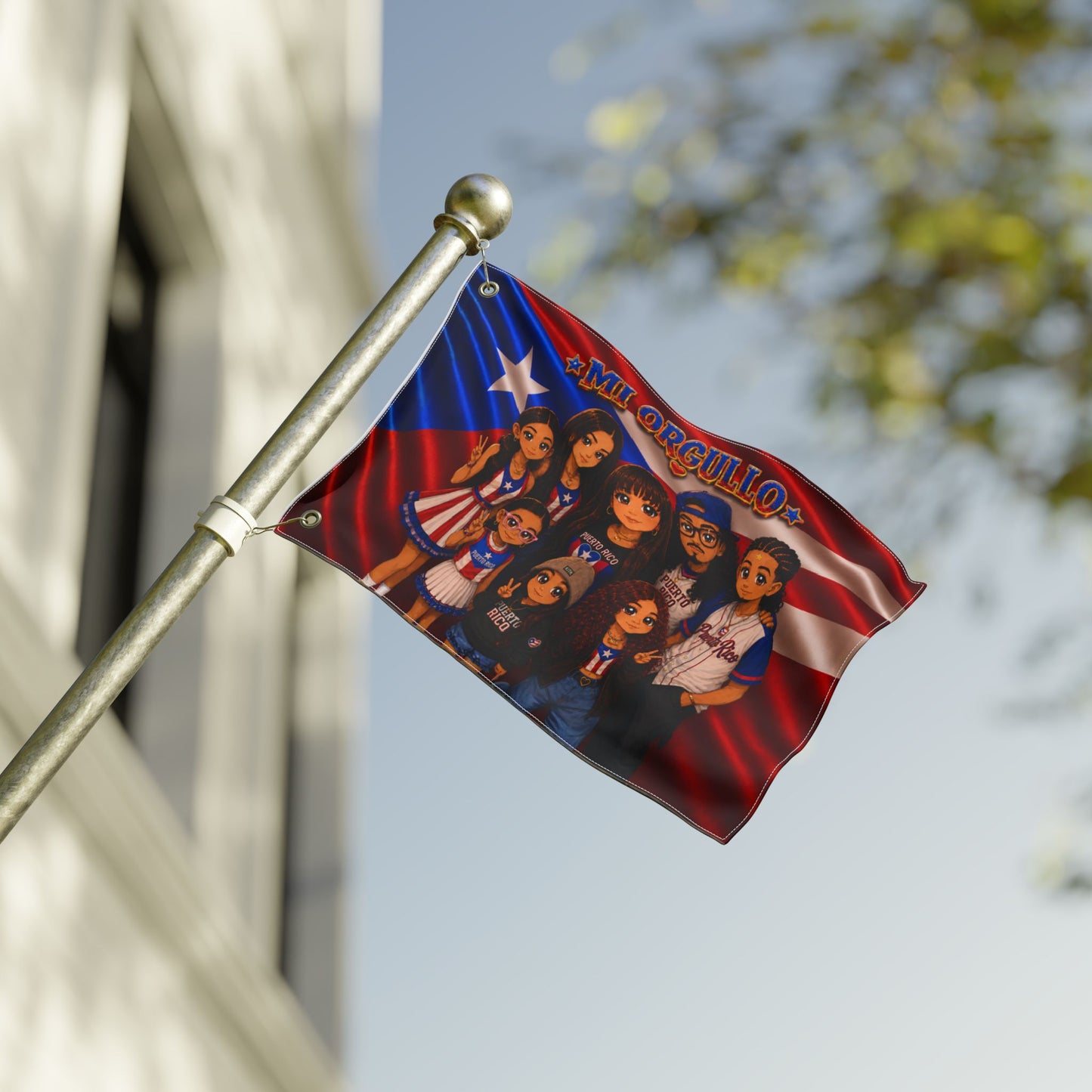 Mi Orgullo Puerto Rico Flag