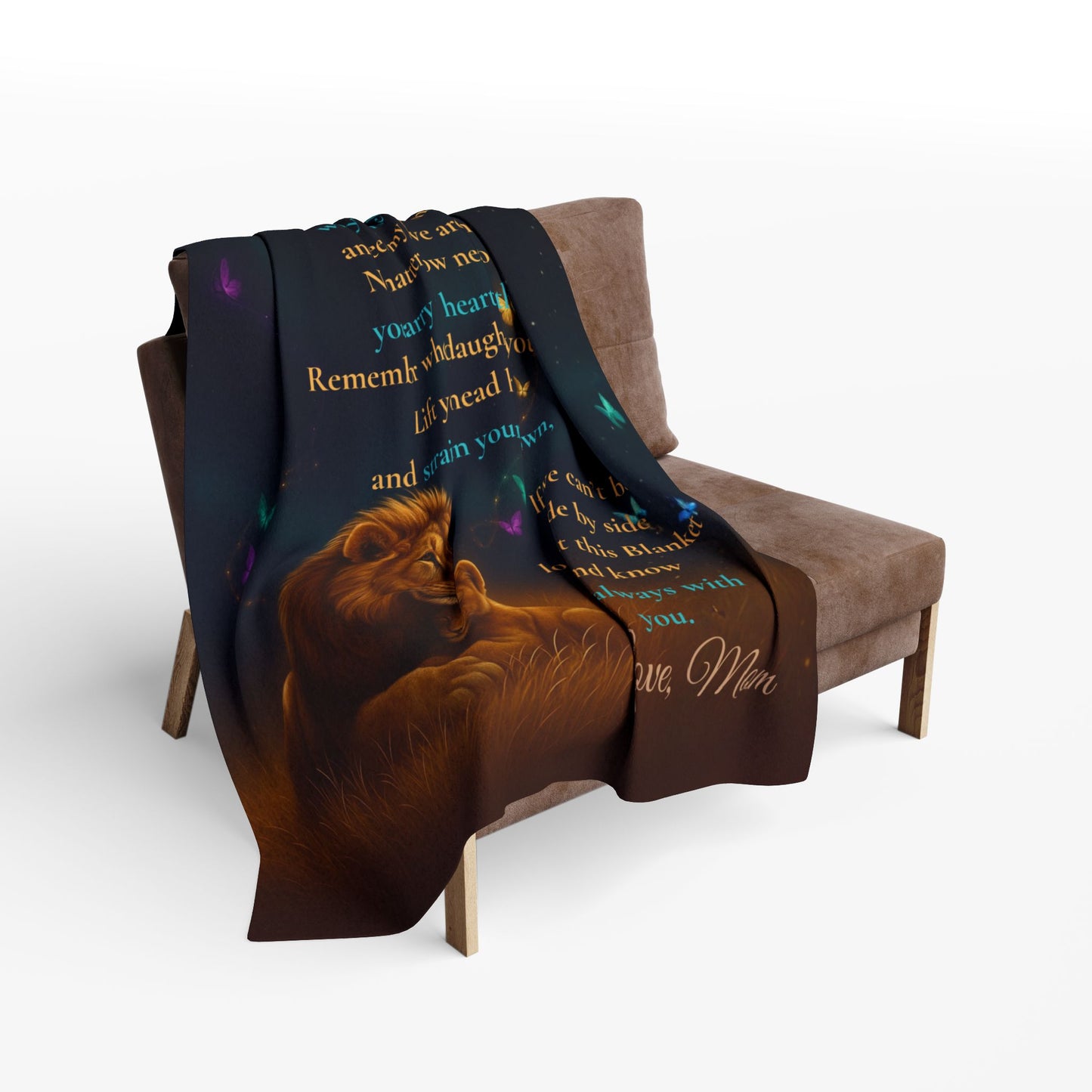 Emotional Lion Blanket – Feel Her Love Always