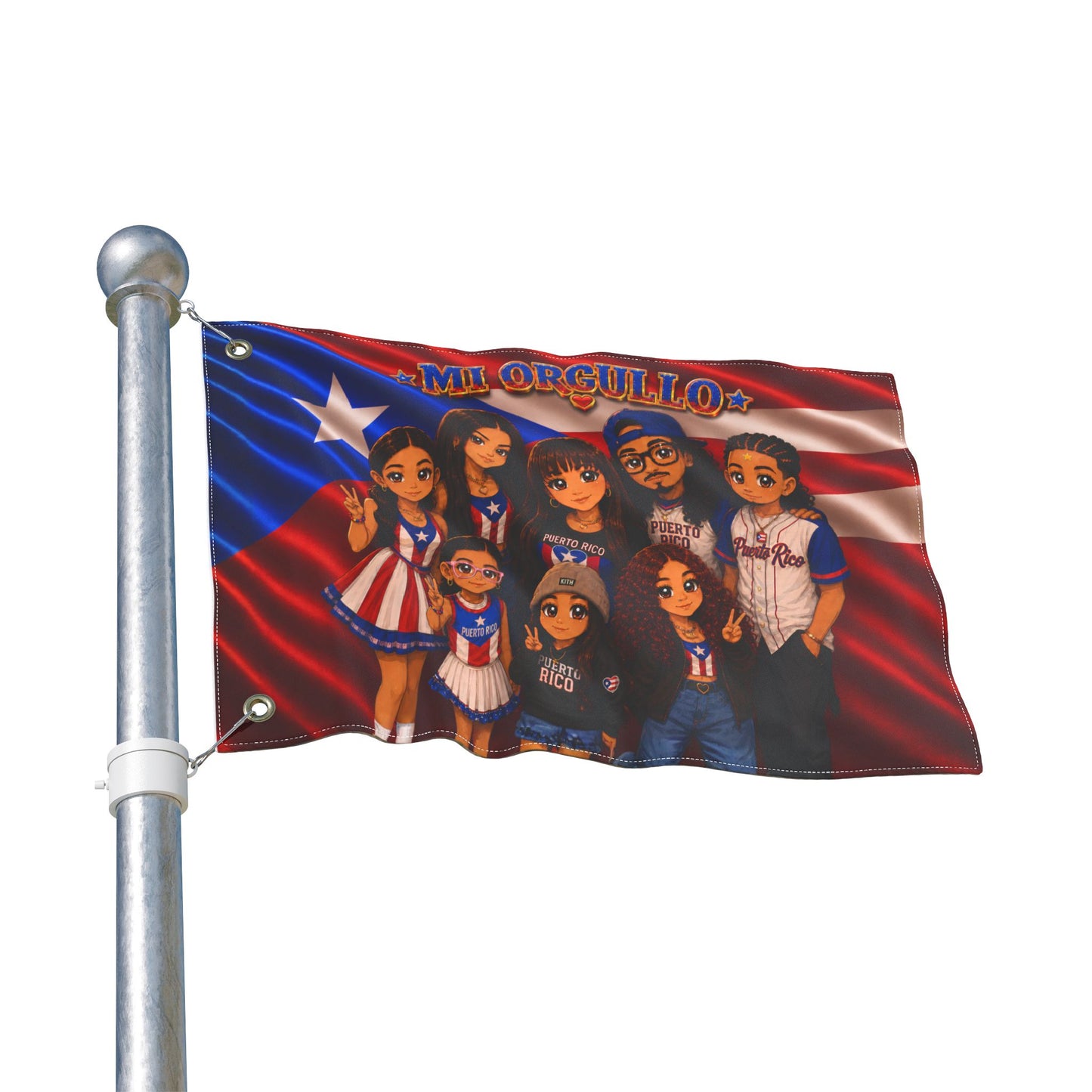 Mi Orgullo Puerto Rico Flag