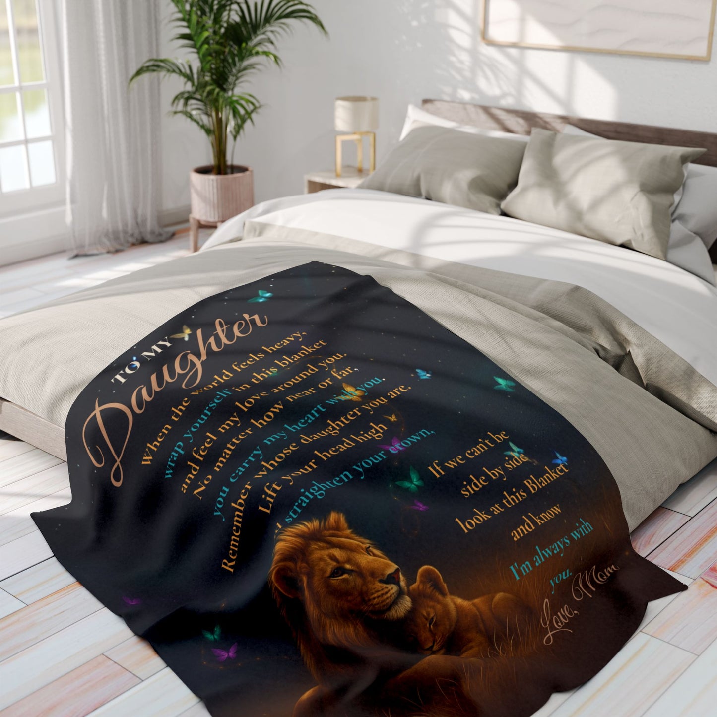 Emotional Lion Blanket – Feel Her Love Always