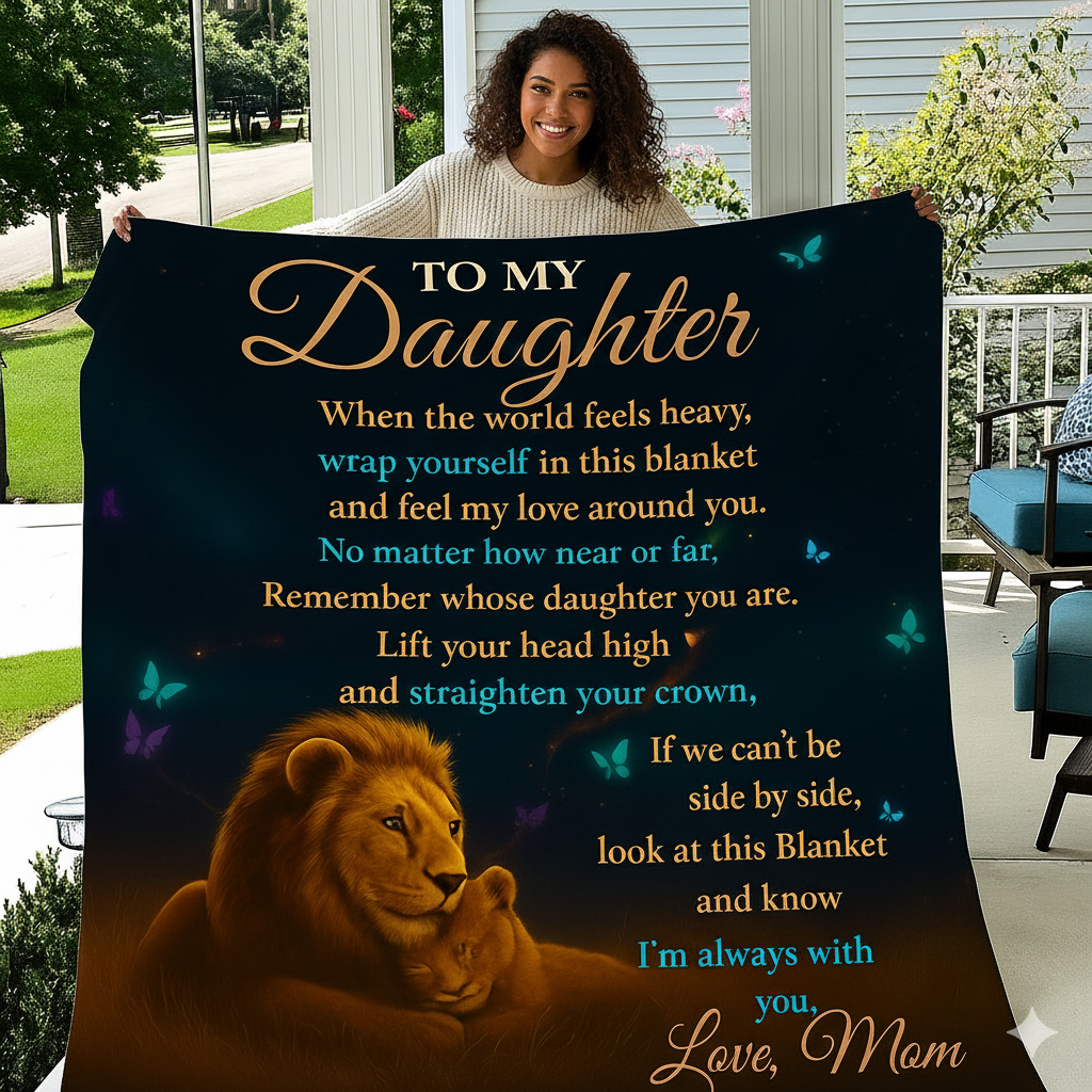 Emotional Lion Blanket – Feel Her Love Always