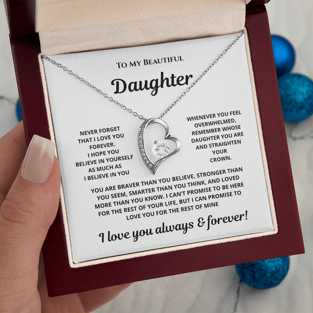 LOVE NECKLACE IN WHITE BACKGROUND
