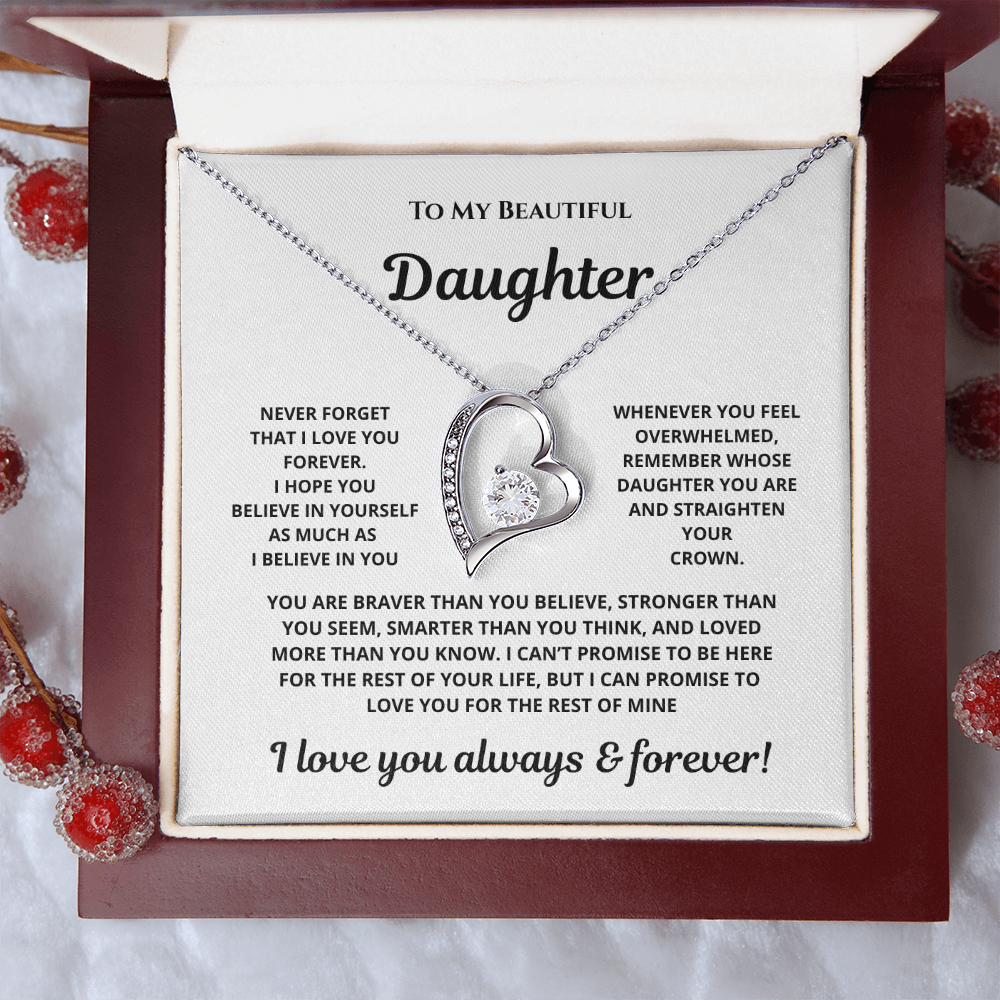 LOVE NECKLACE IN WHITE BACKGROUND