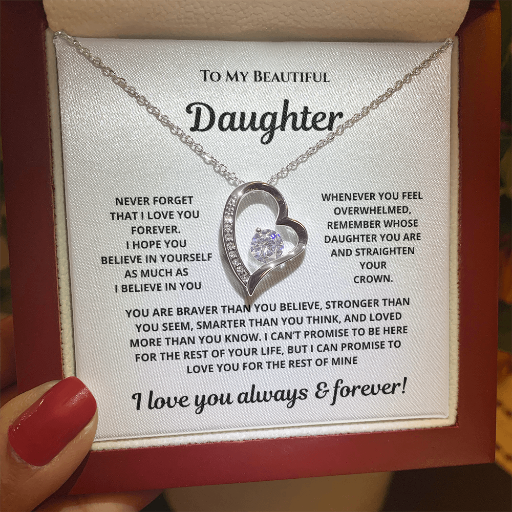 LOVE NECKLACE IN WHITE BACKGROUND