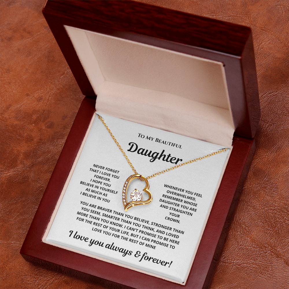 LOVE NECKLACE IN WHITE BACKGROUND