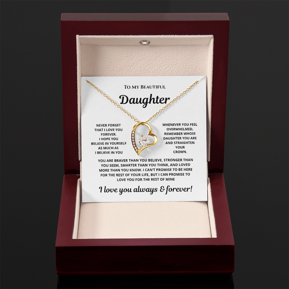 LOVE NECKLACE IN WHITE BACKGROUND