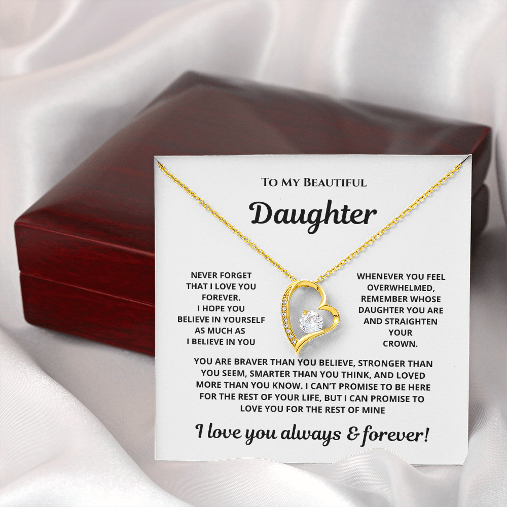 LOVE NECKLACE IN WHITE BACKGROUND