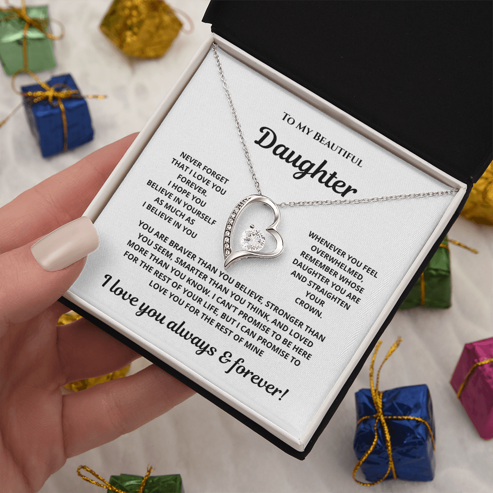 LOVE NECKLACE IN WHITE BACKGROUND