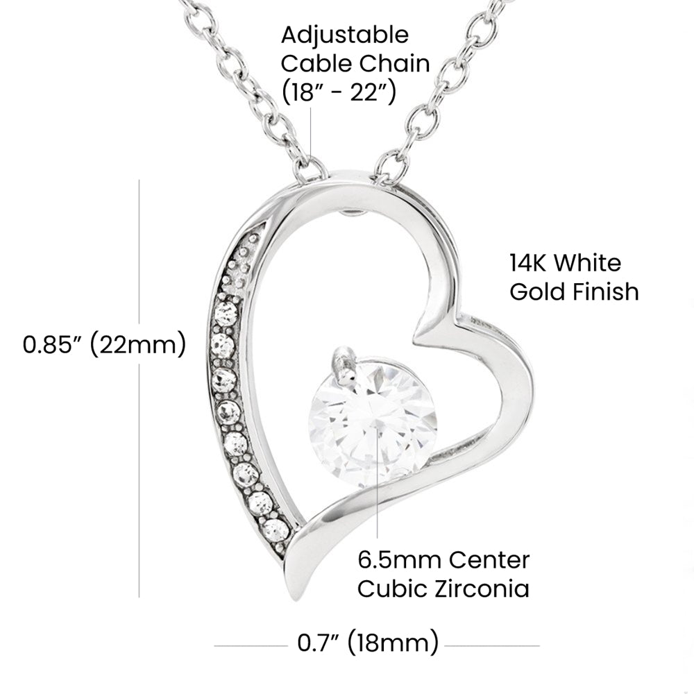 LOVE NECKLACE IN WHITE BACKGROUND