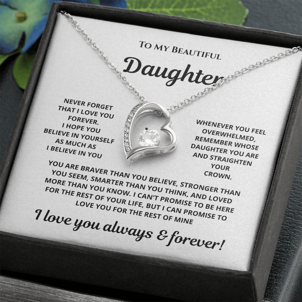 LOVE NECKLACE IN WHITE BACKGROUND