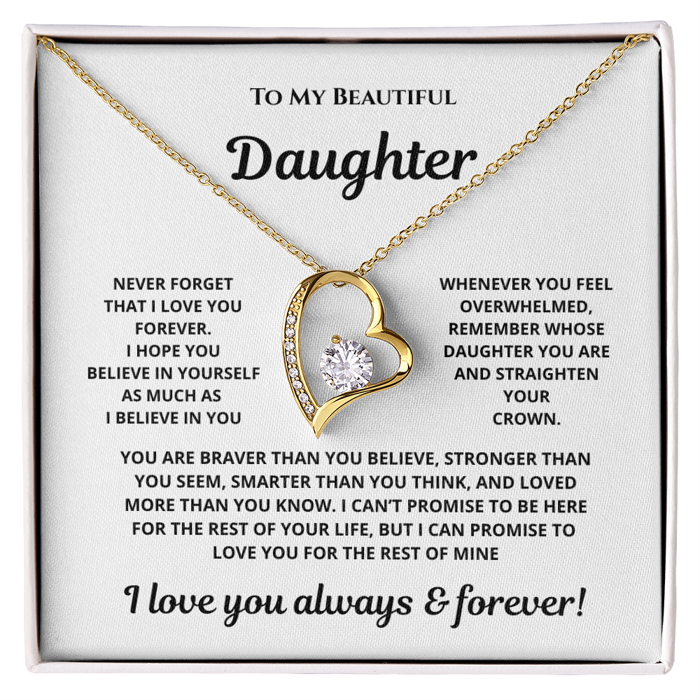 LOVE NECKLACE IN WHITE BACKGROUND