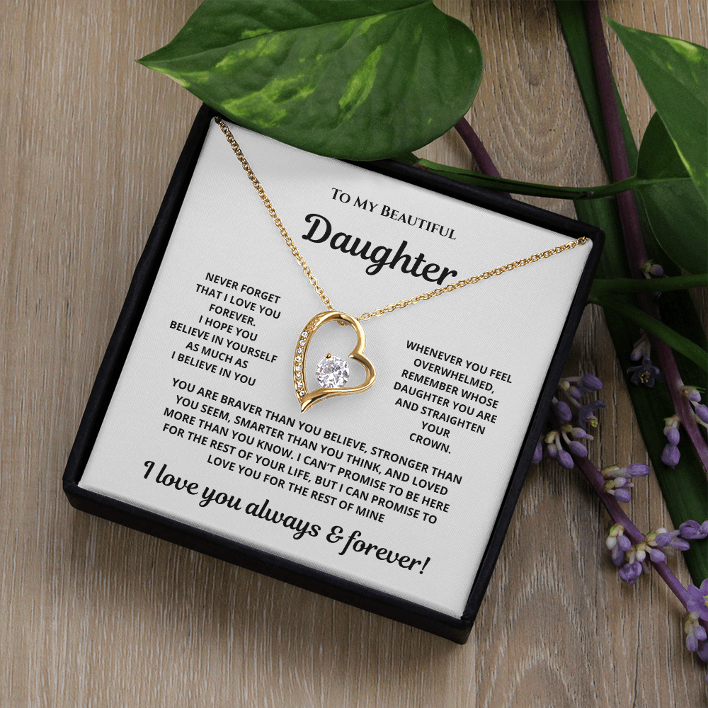 LOVE NECKLACE IN WHITE BACKGROUND
