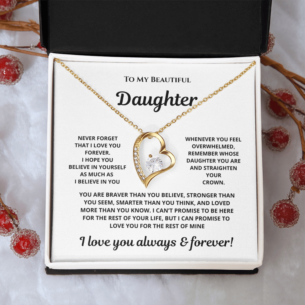LOVE NECKLACE IN WHITE BACKGROUND