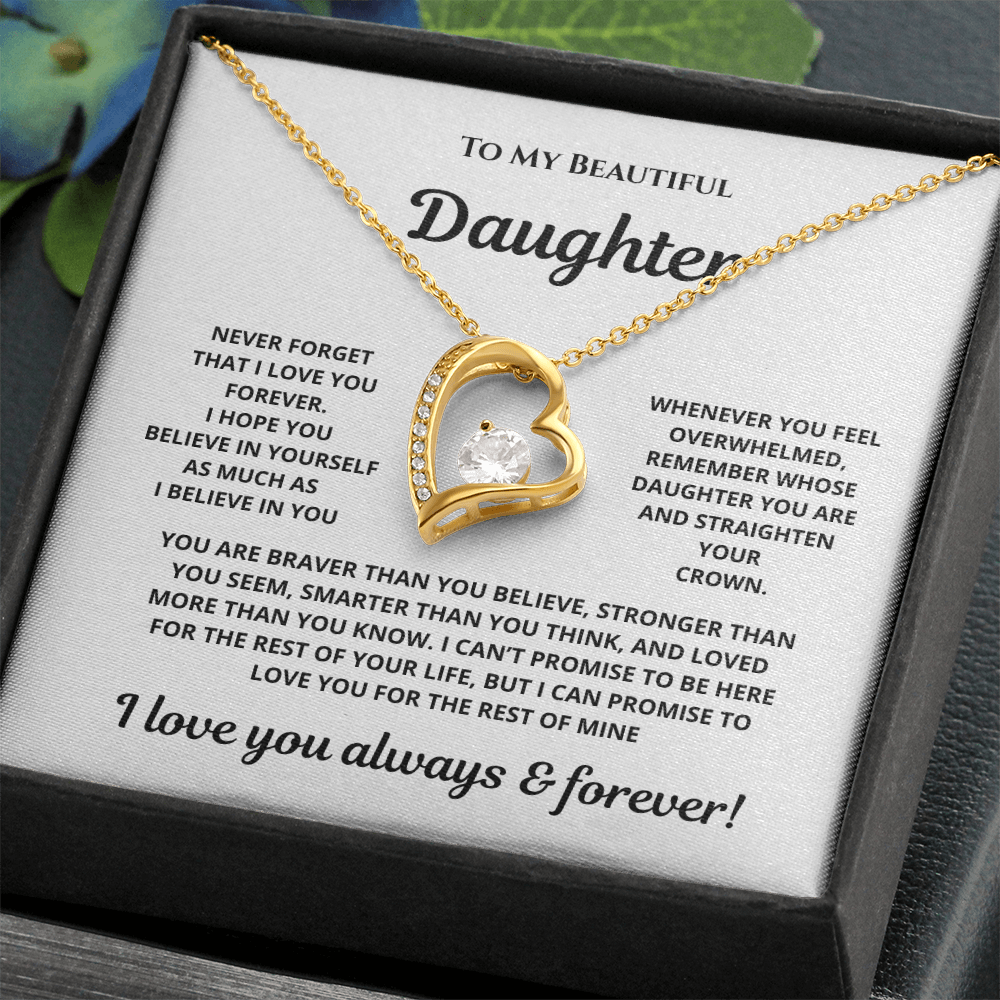 LOVE NECKLACE IN WHITE BACKGROUND