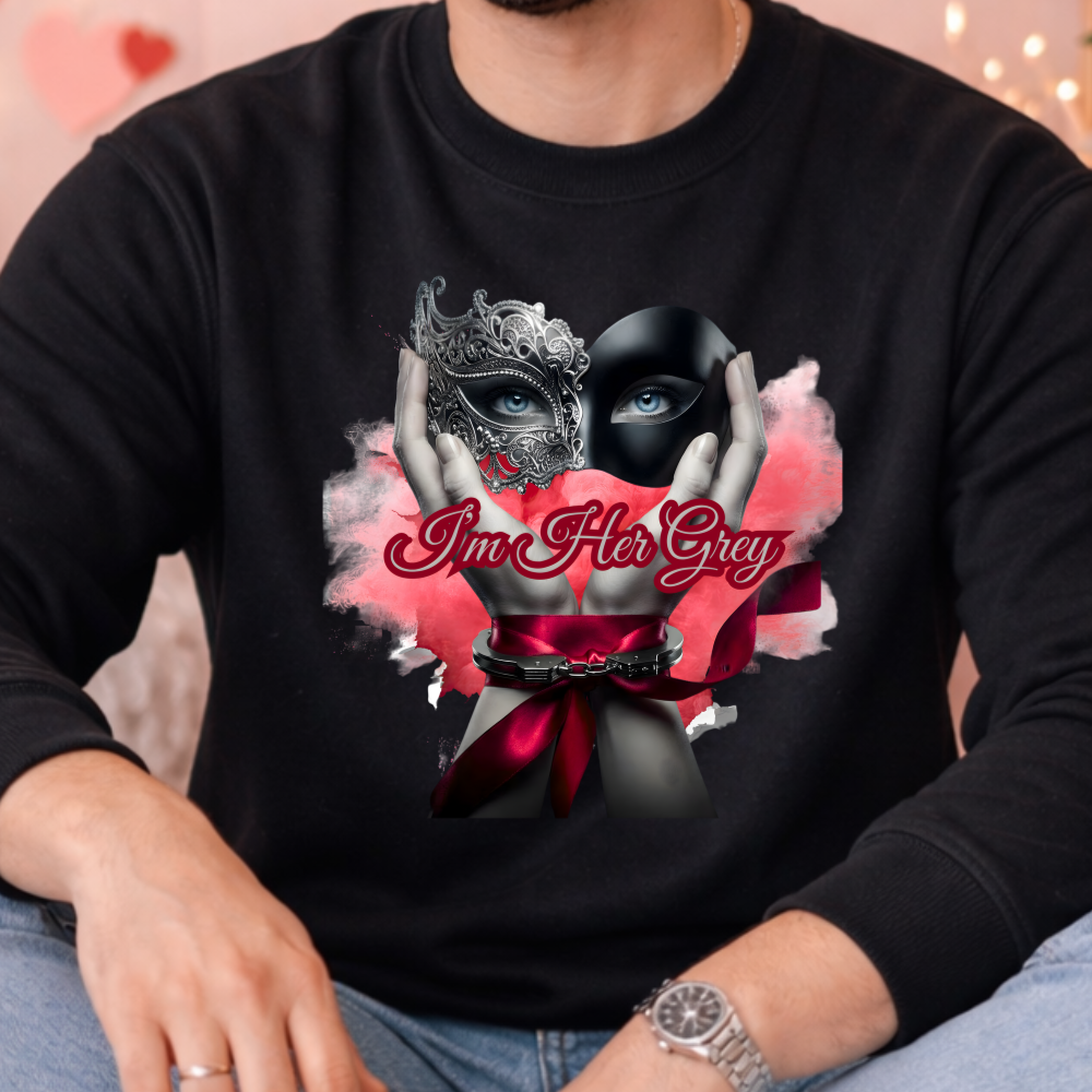 Romantic Couple Sweatshirts Inspired By Fifty Shades Love