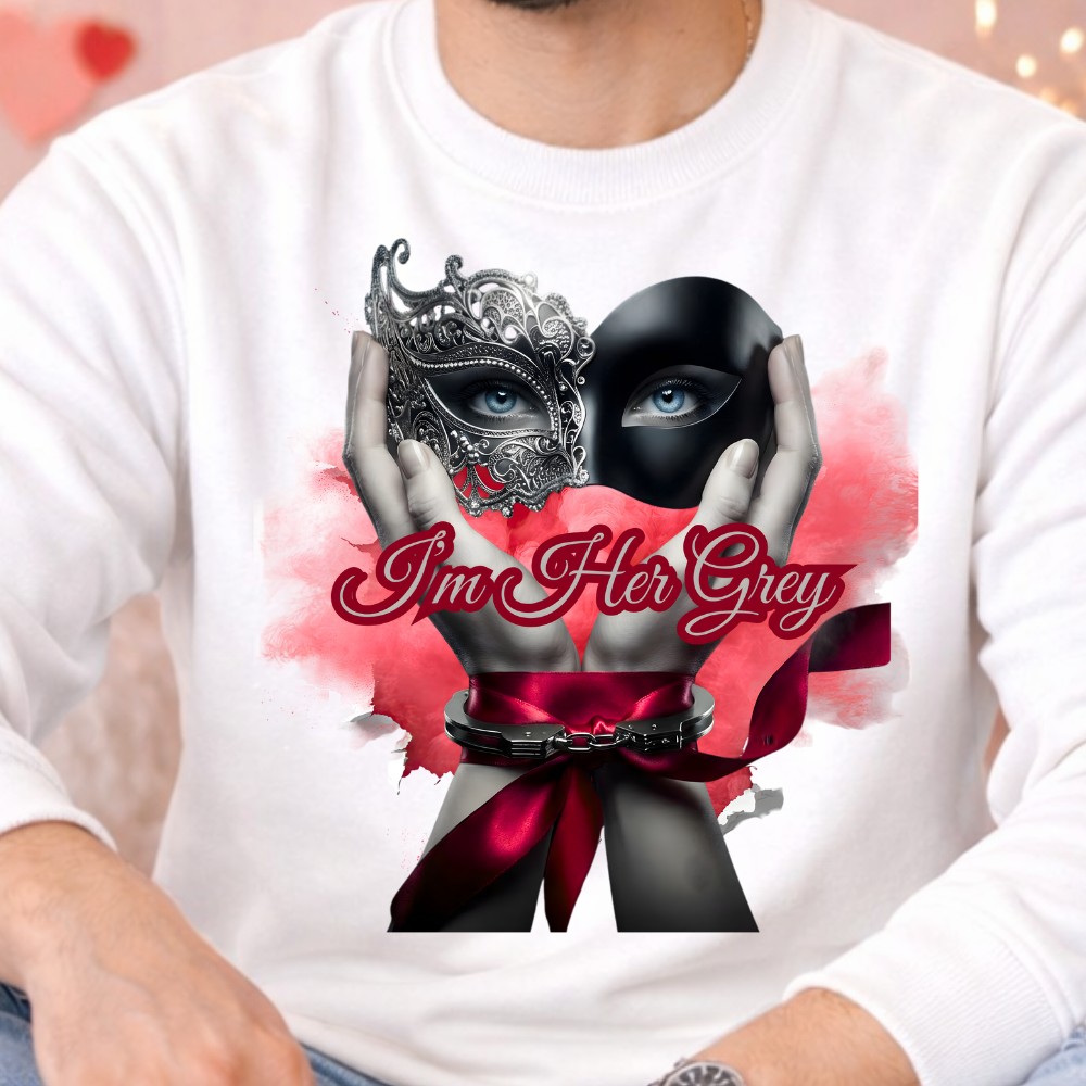 Romantic Couple Sweatshirts Inspired By Fifty Shades Love