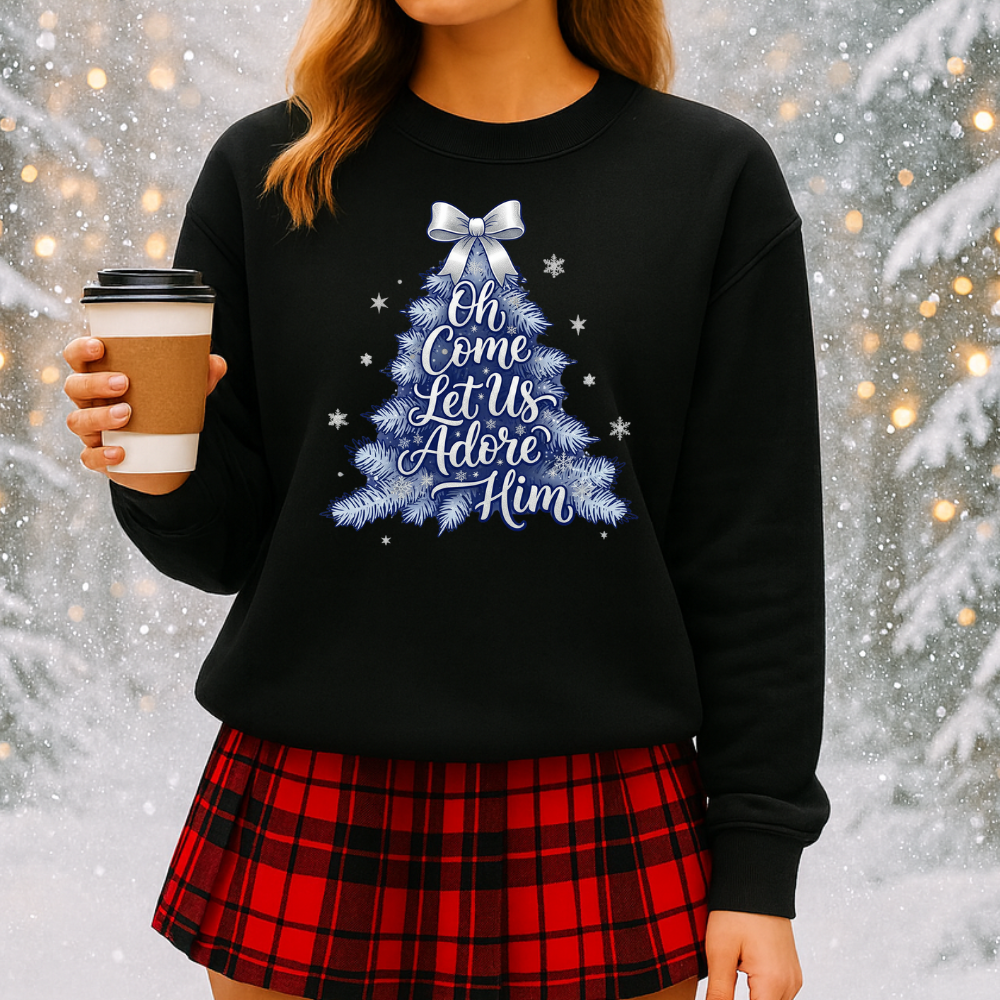 “Oh Come Let Us Adore Him” — A Beautiful Blend of Faith & Comfort