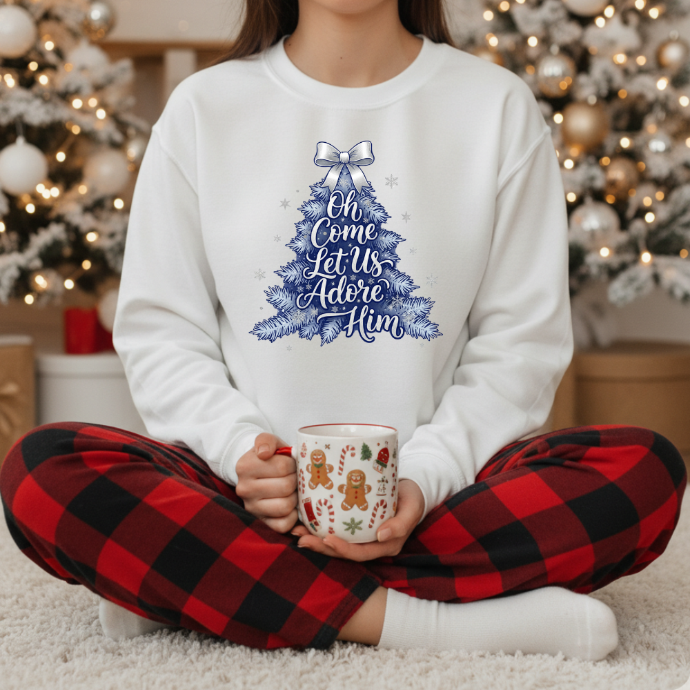 “Oh Come Let Us Adore Him” — A Beautiful Blend of Faith & Comfort