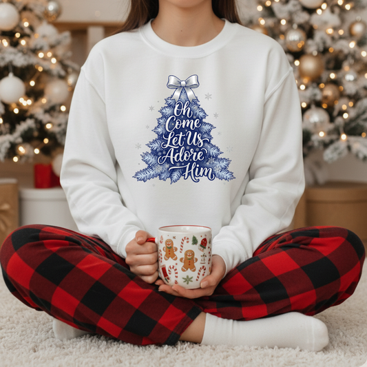 “Oh Come Let Us Adore Him” — A Beautiful Blend of Faith & Comfort