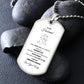To My Husband Dog Tag