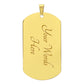 To My Husband Dog Tag